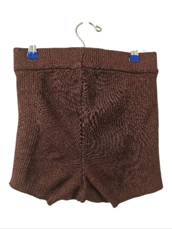 Brown Dynamite Women's Rib Yarn Shorts - Picture 2 of 9
